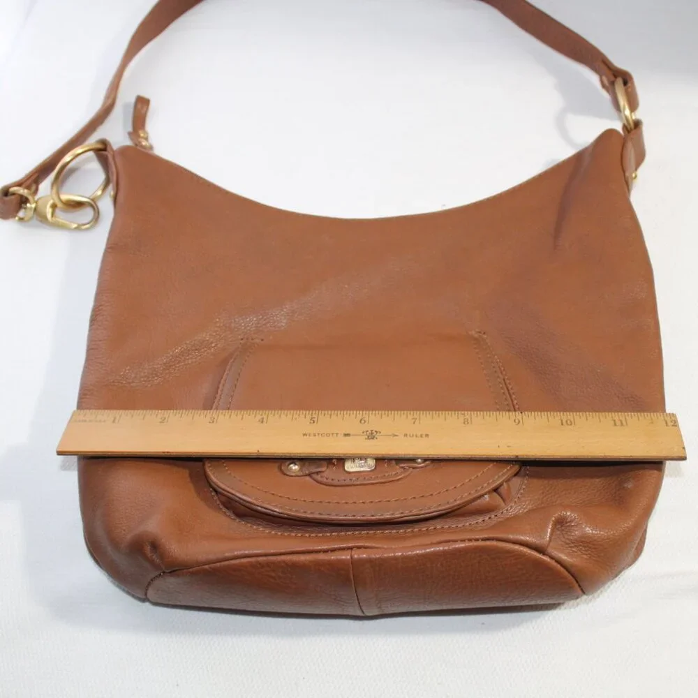 Stone Mountain Brown Leather Hobo Bag